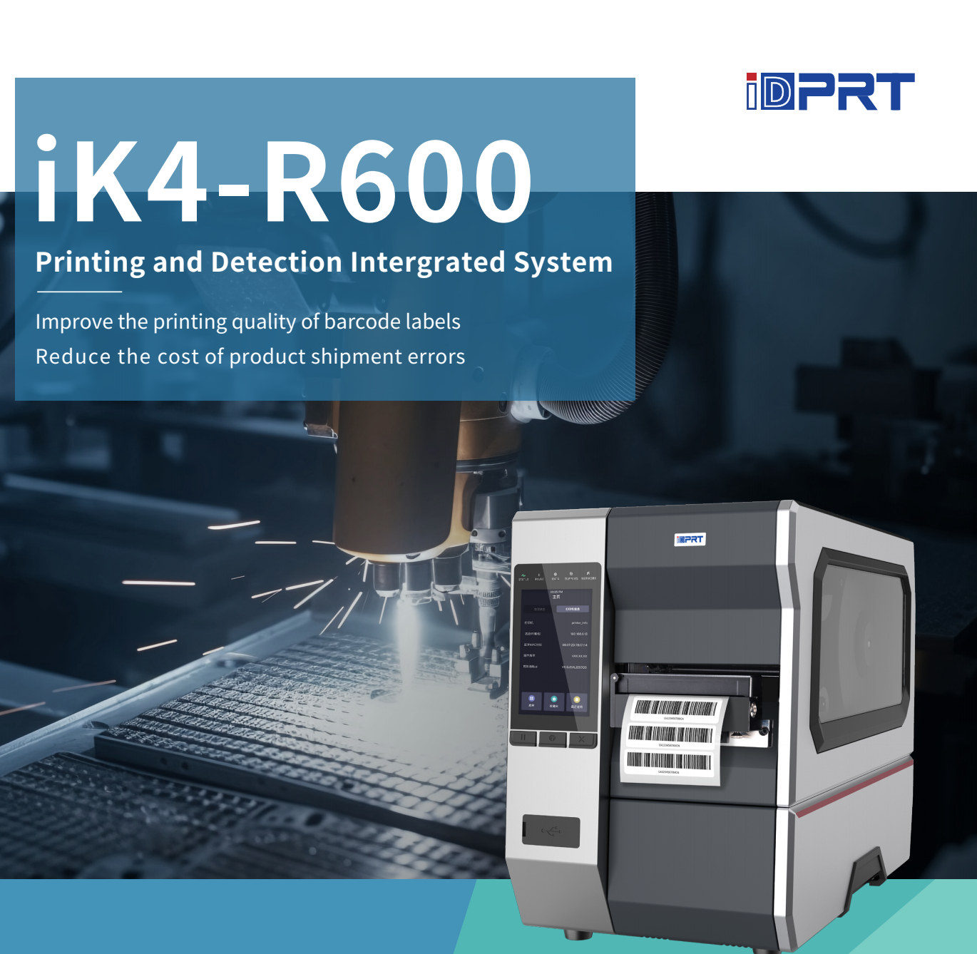 iDPRT iK4 R600 stregkode printere med Verifiers.png